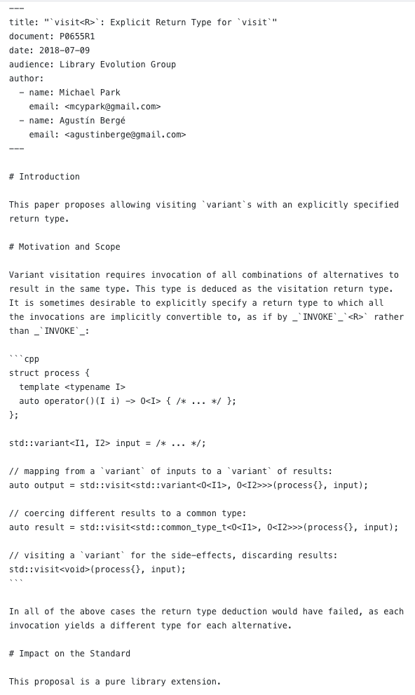 How I Format My C Papers Michael Park